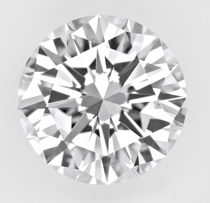 Foto 1 - Brillant 0,57ct Diamant Wesselton Weiss VVS1 DPL VGVGVG, D6004