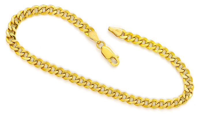 Foto 3 - Flachpanzer Goldkette 50cm und Armband in Rosegold, K3377