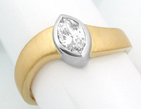 Foto 1 - Neu! Topdesigner Diamantnavette Ring GG, S8388